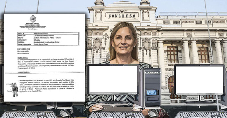 Fiscalía investiga gestión de María de Carmen Alva por compra de supercomputadoras