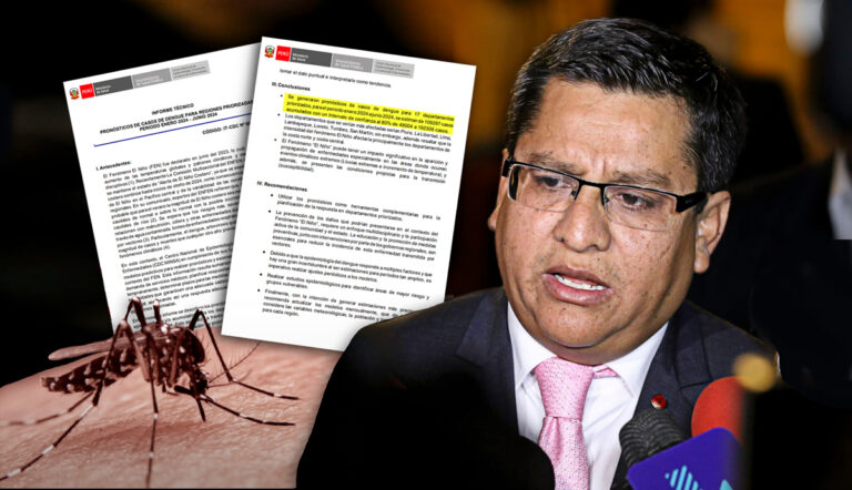 Informe interno del MINSA desmiente al ministro César Vásquez sobre gravedad de la epidemia de dengue