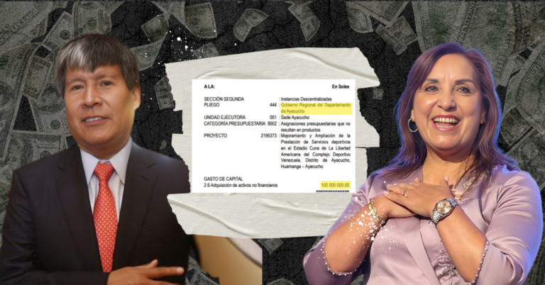 En medio del escándalo del Rolex, Dina Boluarte entrega S/ 100 millones a Wilfredo Oscorima