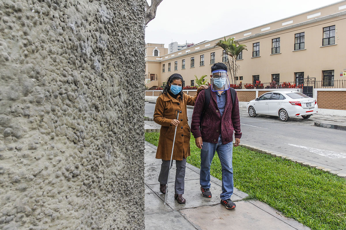 Personas con discapacidad visual durante la pandemia