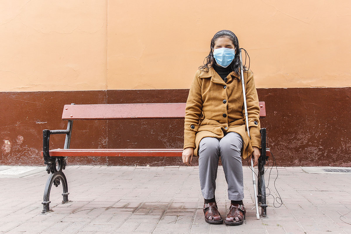 Personas con discapacidad visual durante la pandemia
