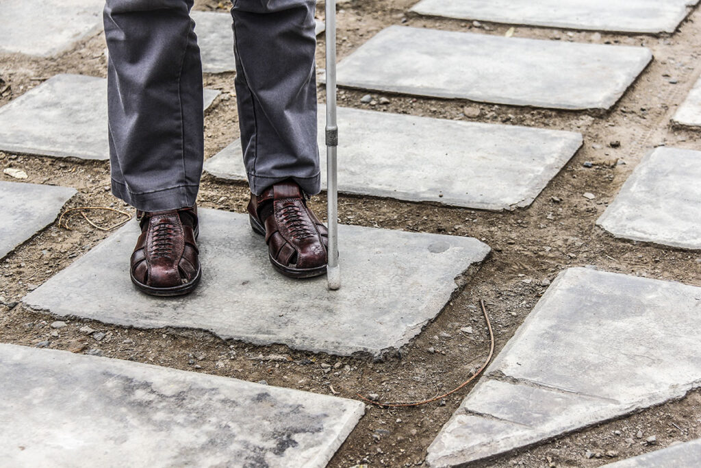 Personas con discapacidad visual durante la pandemia