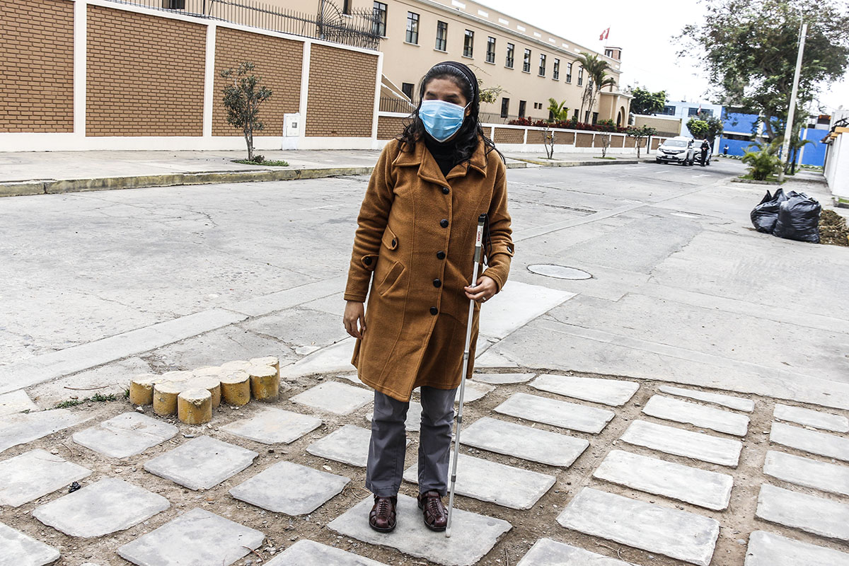 Personas con discapacidad visual durante la pandemia